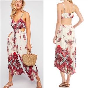 NWOT Free People Cut Out Maxi